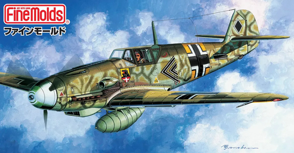 LW01, Bf 109 F-2, 1/72, FineMolds.