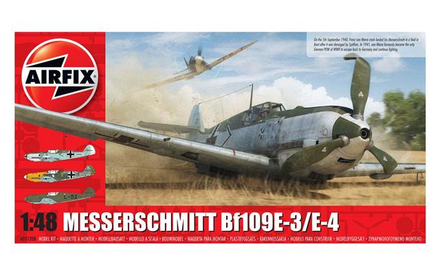 A05120B, Messerschmitt Bf109E-3/E-4, 1/48, Airfix.
