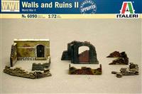 6090, Walls and Ruins II, 1/72, Italeri