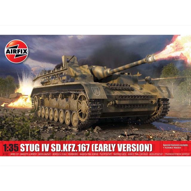 A1377 Stug IV Sd.Kfz.167 (Early Version), 1/35, Airfix.