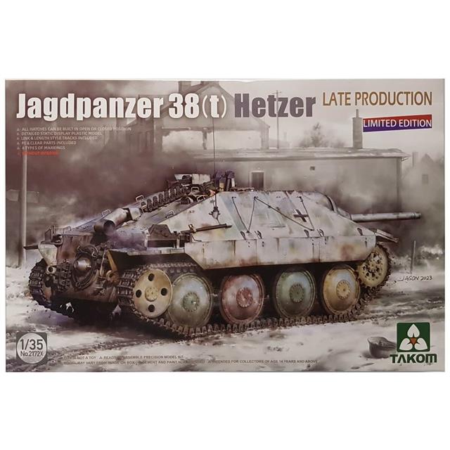 2172X Jagdpanzer 38 (t) Hetzer Late Production, 1/35, Takom.