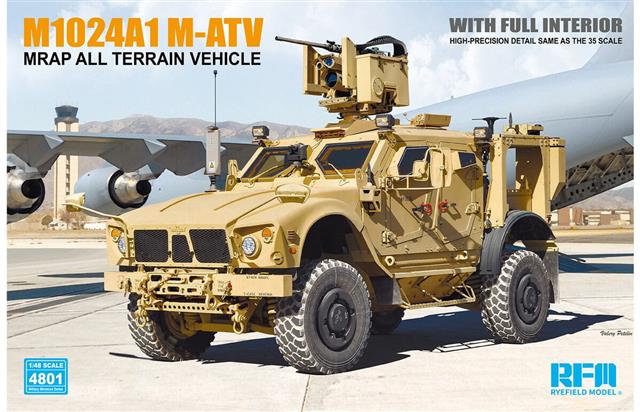 4801, M1240A1 M-ATV, 1/48, Ryefield Model.