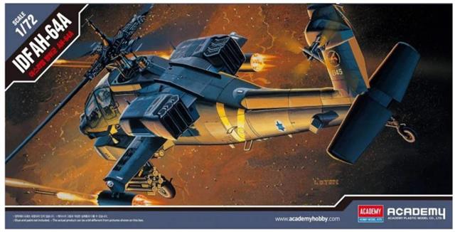 12488, IDF AH-64A, 1/72, Academy.