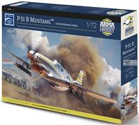 70075, P-51 B Mustang China/Burma/India,1/72, Arma Hobby.