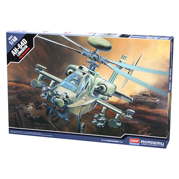 12268, AH-64D Longbow, 1/48, Academy.