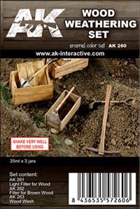 AK260, Wood Weathering Set, AK Interactive.