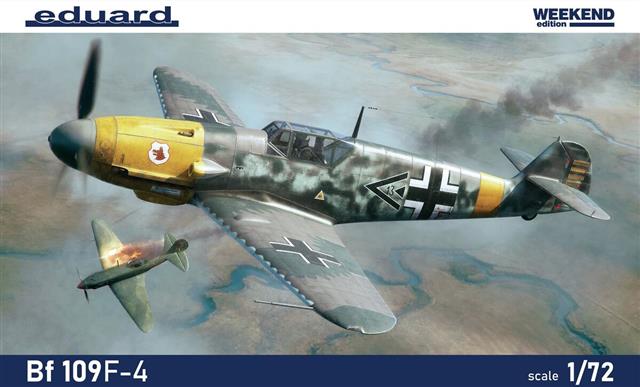 7478, Bf 109F-4, 1/72, Eduard.