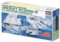 35004, Aircraft Weapons:IV U.S. Air To Ground Missiles, 1/72, Hasagawa.