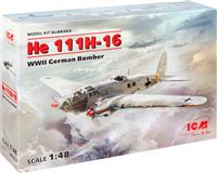 48263, He 111H-16 WWII German Bomber, 1/48, Icm. 48263, He 111H-16 WWII German Bomber, 1/48, Icm.