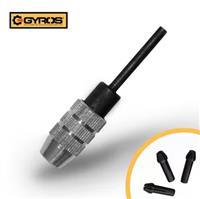 4501803, Mini Adaptador Chuck 0" to .098" 3 collets, Gyros