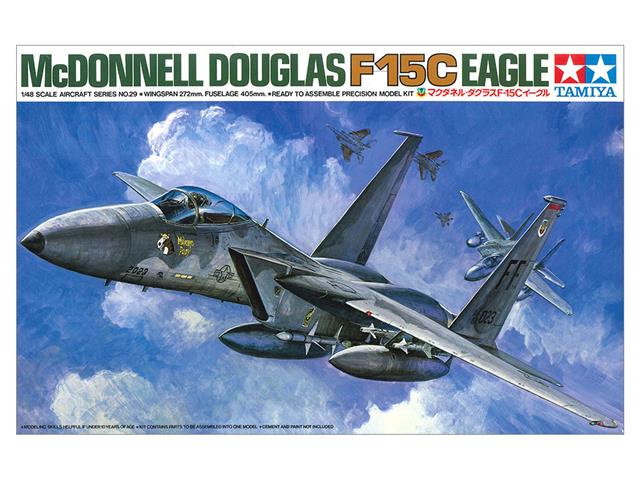 61029, McDonnell Douglas Eagle F-15C, 1/48, Tamiya.