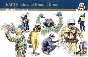 1246, Nato Pilots and Ground Crew, 1/72, Italeri.
