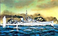 03204,HMS Ajax, 1/600, Airfix. 