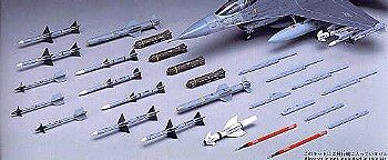 35009 Aircraft Weapons:V(Missiles and Launcher Set), 1/72, Hasegawa