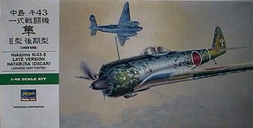 09082 Nakajima Ki43-II version Hayabusa (oscar), 1/48, Hasegawa