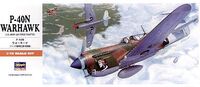 00139 P-40N Warhawk, 1/72, Hasegawa