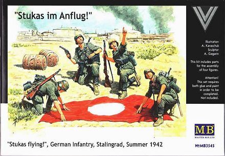 3545 Stukas Flying! German Infantry, 1941-43, 1/35, Master Box