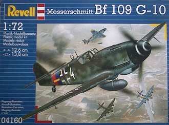 04160 Messerschmitt BF 109 G-10, 1/72, Revell.