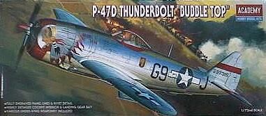2174, P-47D Thundelbolt " Bubble Top",1/72, Academy.
