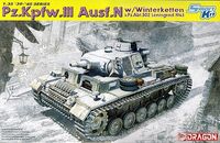 6606,  Pz.Kpfw.III Ausf.N w/Winterketten s.Pz.Abt.502, Leningrad 1943, 1/35, Dragon.