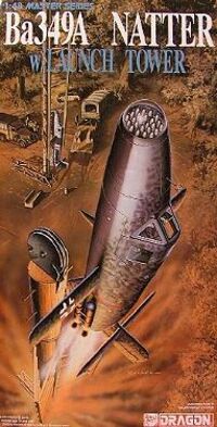 5516  Ba349A Natter w/Launch Tower,1/48, Dragon