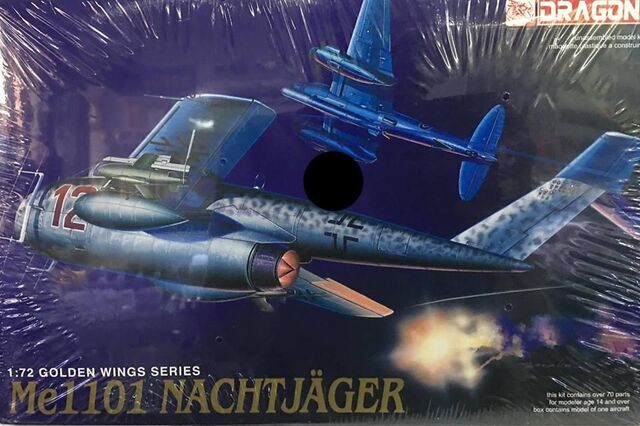 5014, Me1101 "Nachtjäger", 1/72, Dragon.
