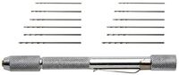 70003, Mini Pin Vise with 12 Assorted Drills, Excel.