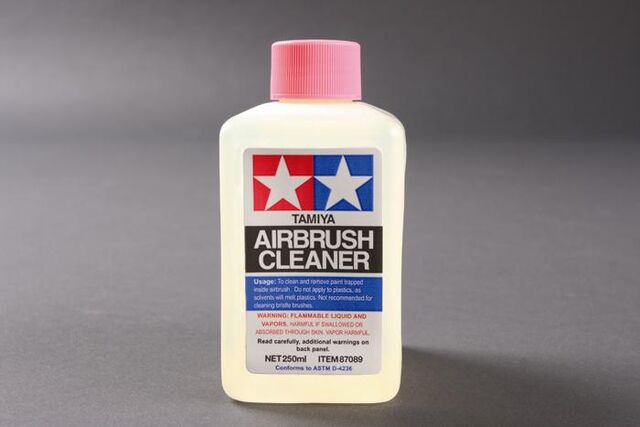 87089,  Airbrush Cleaner 250ml., Tamiya.