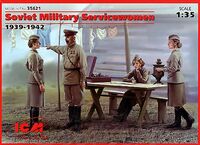 35621, Soviet Military Servicewoman1939-1942, 1/35, ICM.