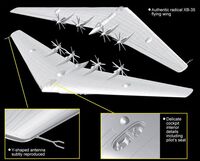 2017, XB-35 Flying Wing, 1/200, Dragon.