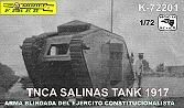 SOLO EN TIENDA 72201, TNCA Salinas Tank 1917, 1/72, Fiber Model.