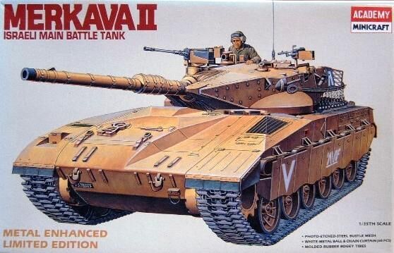 1351, Merkava II Israeli Main Battle Tank, 1/35, Academ/Minicraft.