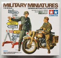 35241, German Motorcycle Orderly Set, 1/35, Tamiya.