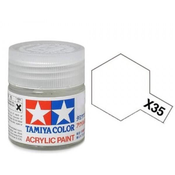 X-35, Semi-Gloss Clear, 10ml.  Tamiya